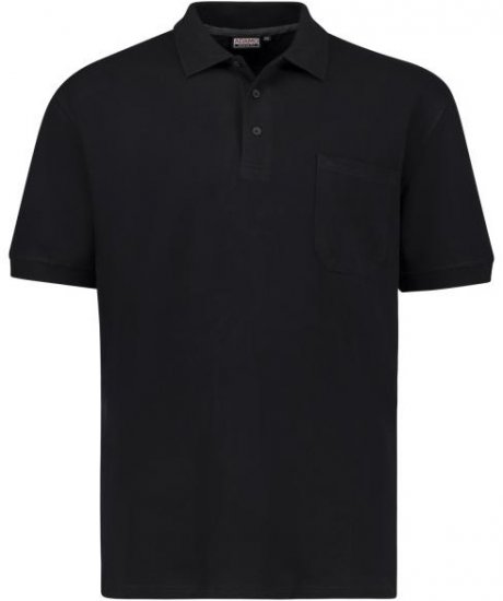 Adamo 139311 Poloshirt RF Black - Polo krekli - Polo krekli - 2XL-8XL
