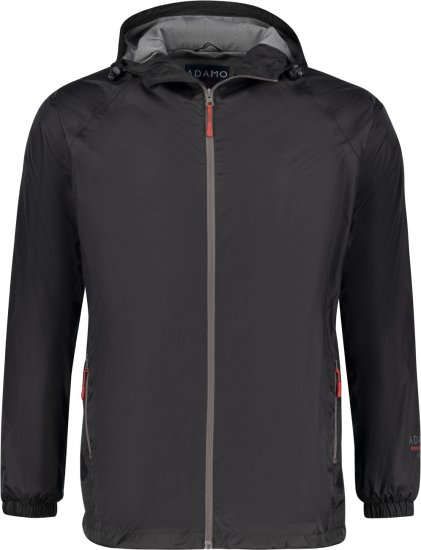Adamo Nilo Lightweight Softshell Rain Jacket Black - Jakas & Lietus apģērbs - Jakas - 2XL-12XL