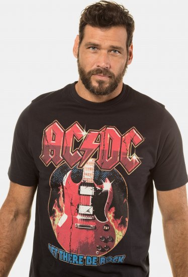JP1880 ACDC - Let There Be Rock Vintage looking Band T-Shirt Black - T-krekli - T-krekli - 2XL-14XL