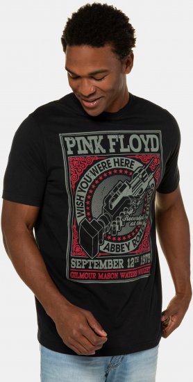 JP1880 Pink Floyd Retro Graphic Comfort Fit Band T-Shirt Black - T-krekli - T-krekli - 2XL-14XL