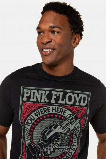 JP1880 Pink Floyd Retro Graphic Comfort Fit Band T-Shirt Black - T-krekli - T-krekli - 2XL-14XL