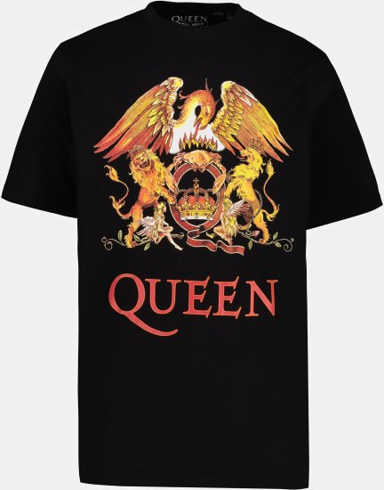 JP1880 Queen Graphic Comfort Fit Band T-Shirt Black - T-krekli - T-krekli - 2XL-14XL