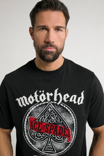 JP1880 Motörhead ACE Graphic Comfort Fit Band T-Shirt Black - T-krekli - T-krekli - 2XL-14XL