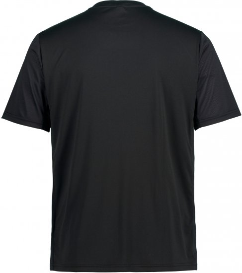 JP1880 FLEXNAMIC® QuickDry Tennis T-Shirt Black - Sporta apģērbs & outdoor - Liela izmēra sporta apģērbi vīriešiem