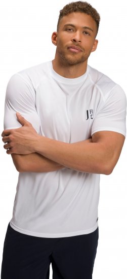 JP1880 QuickDry CoreFit Tennis T-Shirt White - Sporta apģērbs & outdoor - Liela izmēra sporta apģērbi vīriešiem
