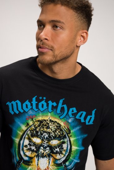 JP1880 Motörhead OVERKILL Theme Graphic Comfort Fit Band T-Shirt Black - T-krekli - T-krekli - 2XL-14XL