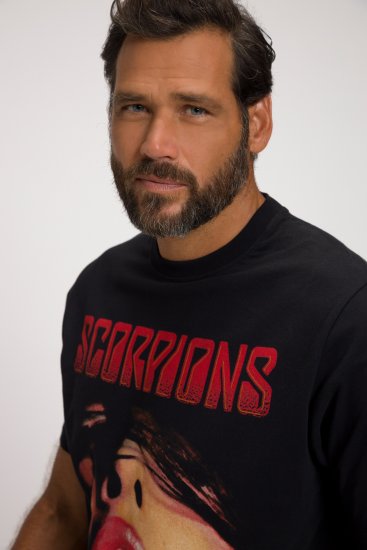 JP1880 Scorpions Graphic Comfort Fit Band T-Shirt Black - T-krekli - T-krekli - 2XL-14XL