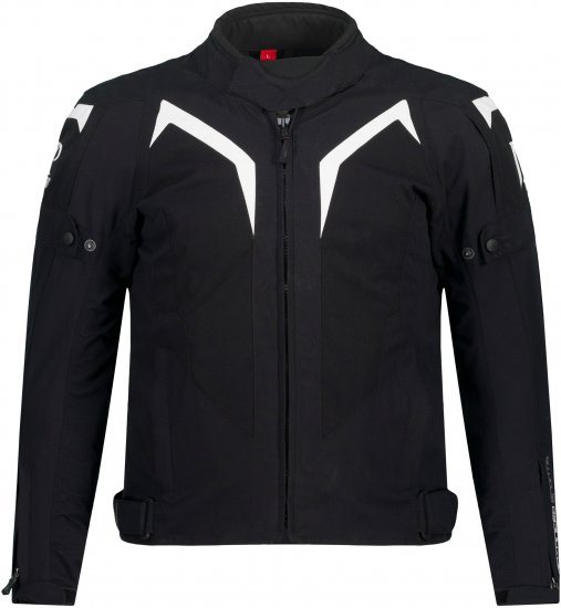 JP1880 3D Mesh Insert Motorcycle Jacket Black - Motociklu apģērbi plus izmēros - Liela izmēra motociklu apģērbs vīriešiem