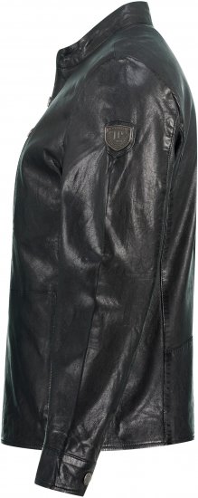 JP1880 Biker Style Leather Jacket Black - Jakas & Lietus apģērbs - Jakas - 2XL-12XL