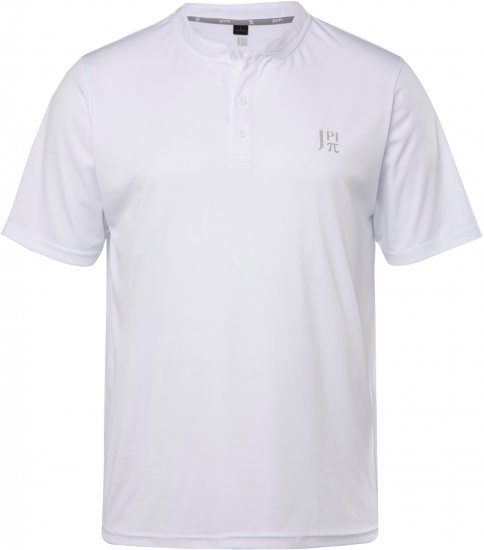 JP1880 Henley QuickDry Tennis T-Shirt Snow White - Sporta apģērbs & outdoor - Liela izmēra sporta apģērbi vīriešiem