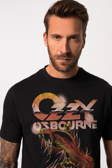JP1880 Ozzy Osbourne Graphic Band T-Shirt Black - T-krekli - T-krekli - 2XL-14XL
