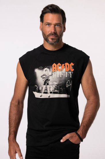 JP1880 AC/DC 50th Anniversary Band Photo Tank Top Black - T-krekli - T-krekli - 2XL-14XL