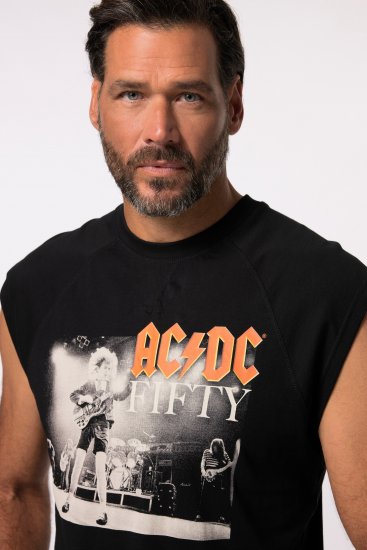 JP1880 AC/DC 50th Anniversary Band Photo Tank Top Black - T-krekli - T-krekli - 2XL-14XL