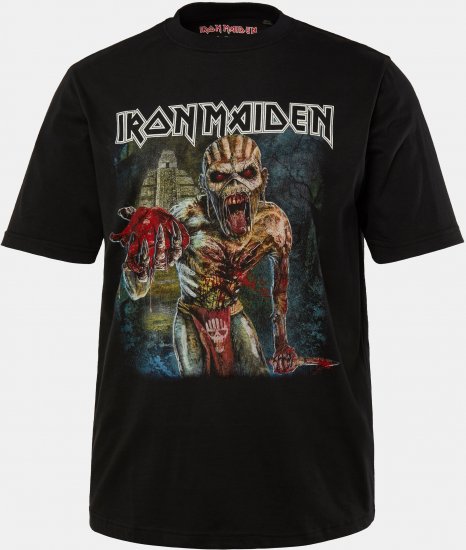 JP1880 Iron Maiden Eddie Attack Band T-Shirt Black - T-krekli - T-krekli - 2XL-14XL