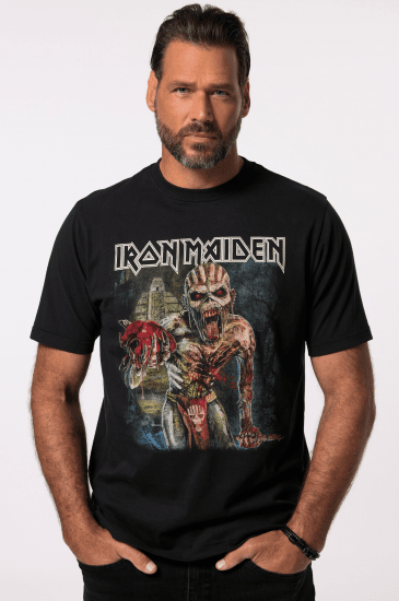 JP1880 Iron Maiden Eddie Attack Band T-Shirt Black - T-krekli - T-krekli - 2XL-14XL
