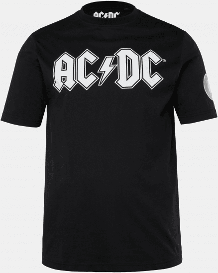 JP1880 AC/DC Classic Logo Band T-Shirt Black - T-krekli - T-krekli - 2XL-14XL