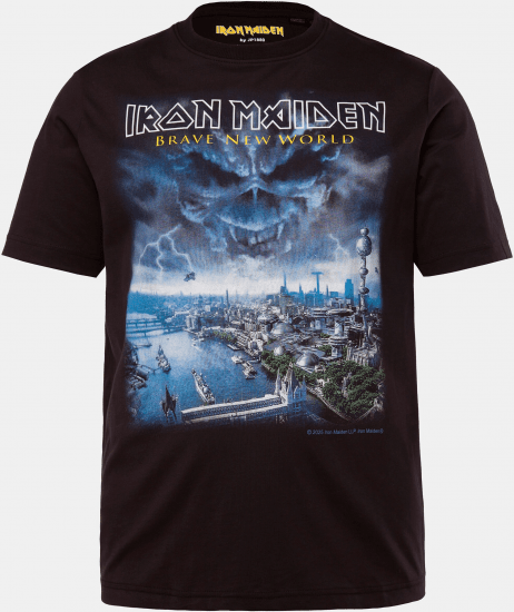 JP1880 Iron Maiden Brave New World T-Shirt Black - T-krekli - T-krekli - 2XL-14XL