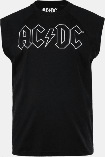 JP1880 AC/DC Classic Logo Band Tank Top Black - T-krekli - T-krekli - 2XL-14XL