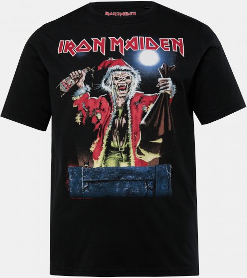 JP1880 Iron Maiden X-Mas Eddie Band T-Shirt Black - T-krekli - T-krekli - 2XL-14XL