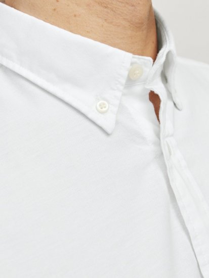 Jack & Jones Brook Oxford Long Sleeve Shirt White - Krekli - Krekli - 2XL-8XL