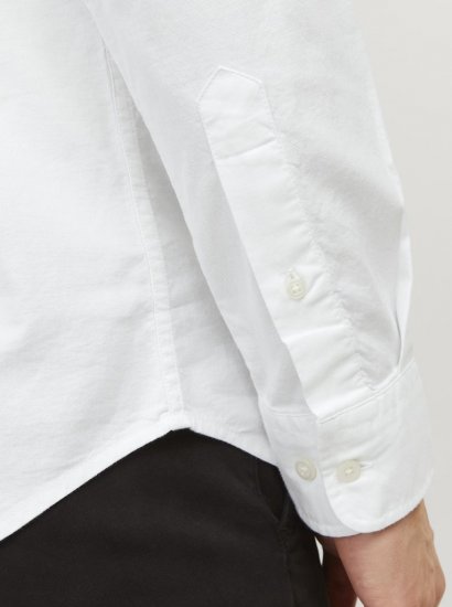 Jack & Jones Brook Oxford Long Sleeve Shirt White - Krekli - Krekli - 2XL-8XL