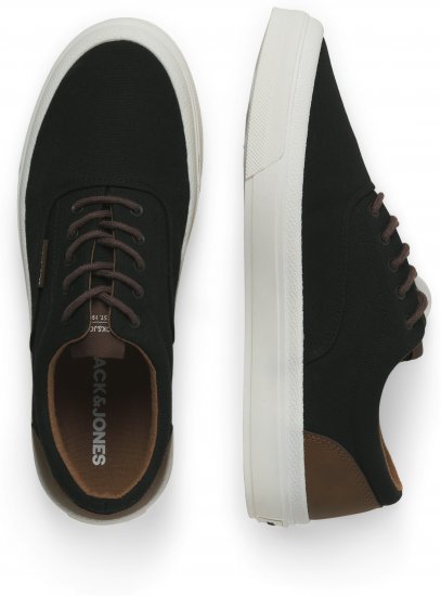 Jack & Jones Lington Canvas Sneakers Black - Vīriešu apavi 40-52 - 
