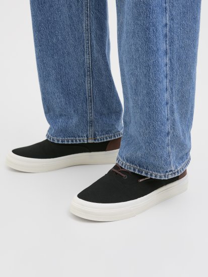 Jack & Jones Lington Canvas Sneakers Black - Vīriešu apavi 40-52 - 