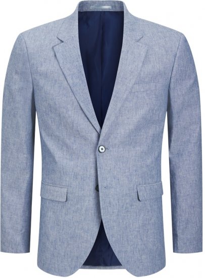 Jack & Jones Riviera Blazer Nautical Blue - Uzvalki un žaketes - Liela izmēra uzvalki un bleizeri