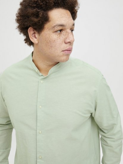 Jack & Jones Breeze Poplin Long Sleeve Shirt Iceberg Green - Krekli - Krekli - 2XL-8XL