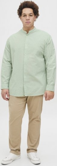 Jack & Jones Breeze Poplin Long Sleeve Shirt Iceberg Green - Krekli - Krekli - 2XL-8XL