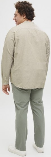 Jack & Jones Breeze Poplin Long Sleeve Shirt Beige - Krekli - Krekli - 2XL-8XL