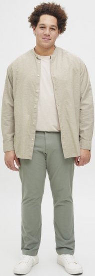 Jack & Jones Breeze Poplin Long Sleeve Shirt Beige - Krekli - Krekli - 2XL-8XL