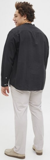 Jack & Jones Breeze Poplin Long Sleeve Shirt Black - Krekli - Krekli - 2XL-8XL