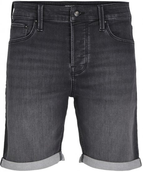 Jack & Jones Rick Con I.K. SHORTS Black Denim - Šorti - Šorti - W40-W60