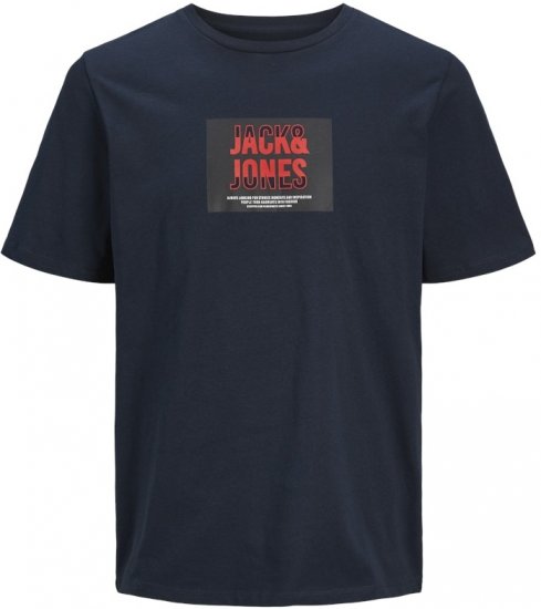 Jack & Jones Hudson Crew Neck T-Shirt Navy - T-krekli - T-krekli - 2XL-14XL