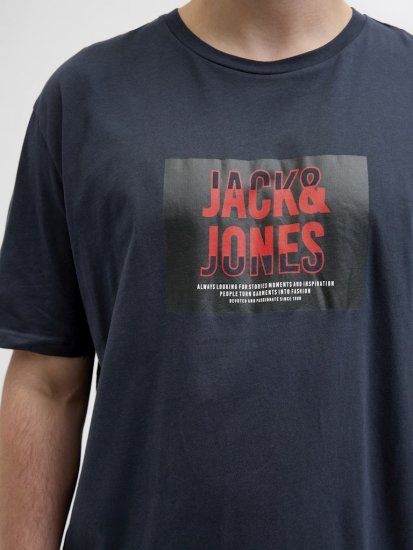 Jack & Jones Hudson Crew Neck T-Shirt Navy - T-krekli - T-krekli - 2XL-14XL