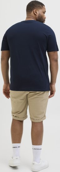 Jack & Jones Hawaii Shape Crew Neck T-Shirt Navy - T-krekli - T-krekli - 2XL-14XL
