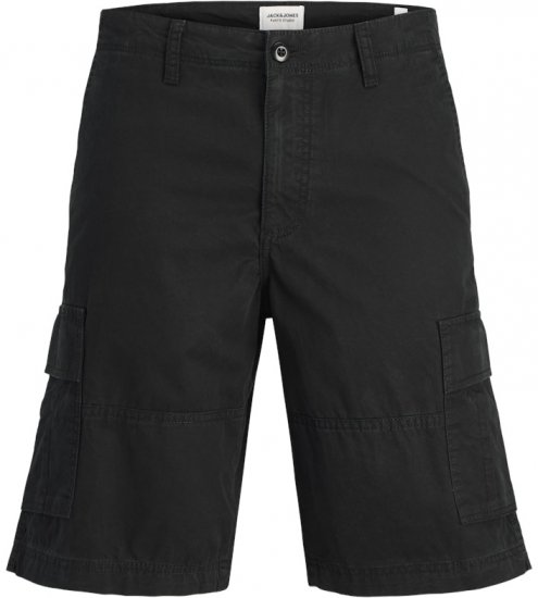 Jack & Jones Cole Mateo Cargo Shorts Black - Šorti - Šorti - W40-W60
