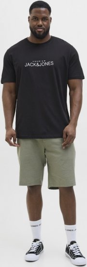 Jack & Jones Lavance Crew Neck T-Shirt Black Beauty - T-krekli - T-krekli - 2XL-14XL