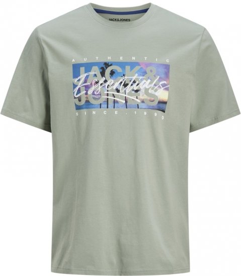 Jack & Jones Colton Photoprint Crew Neck T-Shirt Iceberg Green - T-krekli - T-krekli - 2XL-14XL