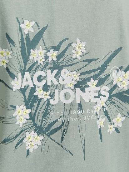 Jack & Jones Hawaii Crew Neck T-Shirt Iceberg Green - T-krekli - T-krekli - 2XL-14XL