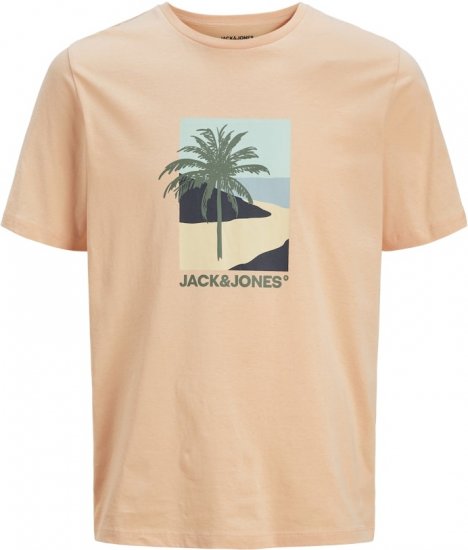 Jack & Jones Barbados Graphic Tee Light Pink - T-krekli - T-krekli - 2XL-14XL