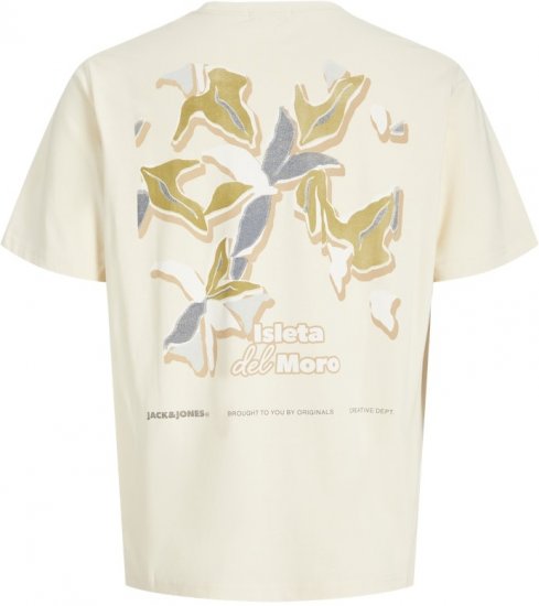 Jack & Jones Almeria Back Print T-Shirt Antique White - T-krekli - T-krekli - 2XL-14XL