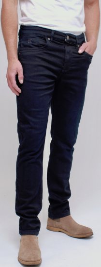Kam Jeans Jacob Knitted Denim Reg Fit Jeans Blue-Black - Džinsi un bikses - Džinsi un Bikses - W40-W70