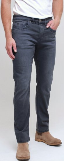 Kam Jeans Jacob Knitted Denim Reg Fit Jeans Charcoal - Džinsi un bikses - Džinsi un Bikses - W40-W70