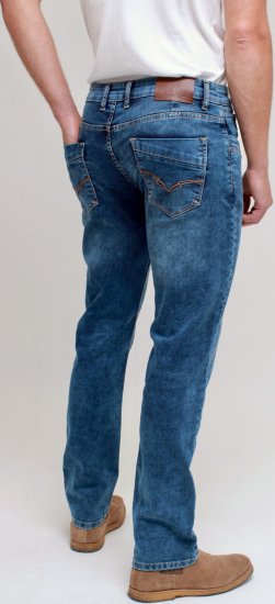 Kam Jeans Jacob Knitted Denim Reg Fit Jeans Light Wash Blue - Džinsi un bikses - Džinsi un Bikses - W40-W70