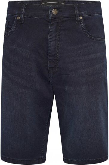 Kam Jeans NUNEZ2 Knitted Denim Stretch Shorts Dark Navy - Šorti - Šorti - W40-W60