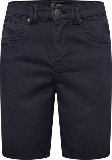 Kam Jeans Pepe Knitted Denim Shorts Charcoal - Šorti - Šorti - W40-W60