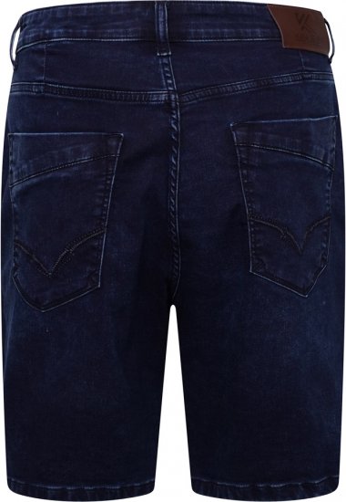 Kam Jeans Pepe Knitted Denim Shorts Mid Wash Blue - Šorti - Šorti - W40-W60