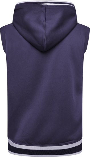 Kam Jeans TS005 Retro Tracky Set (Shorts/Sleeveless Hoodie) Navy - Treniņtērpi - Liela izmēra Treniņtērpi vīriešiem